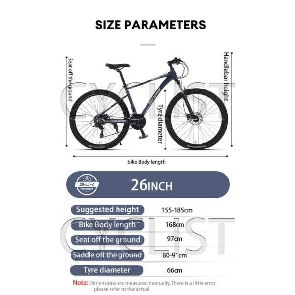 my-11134207-7r991-lxuxfrbwofvu13 Dual Disc Brake Adult Mountain Bike 26inch