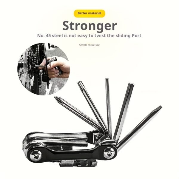 11-in-1 Multifunctional Bicycle Repair Tool Kit
