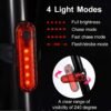 USB Rechargeable Front and Rear LED Bicycle Light Set