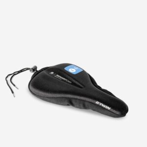 Memory Foam Bicycle Saddle Cover Size L – Black