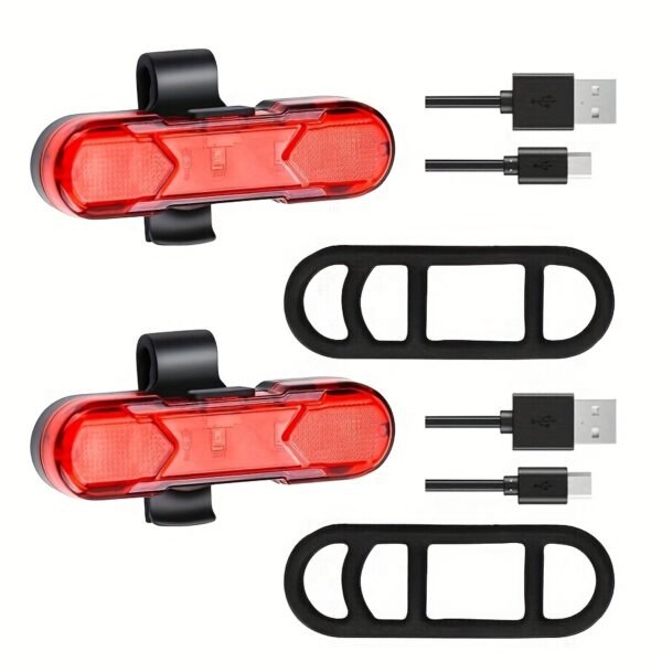 USB Rechargeable LED Bicycle Rear Light