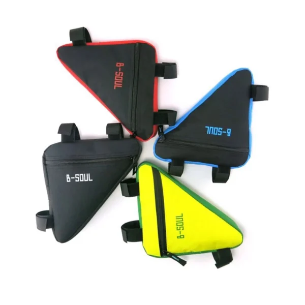 Waterproof Bicycle Triangle Frame Storage Bag – Random Colour