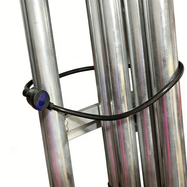 Universal Long Bicycle Anti-Theft Lock with Mounting Rack