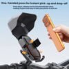 360° Rotatable Bicycle Phone Holder with Sunshade