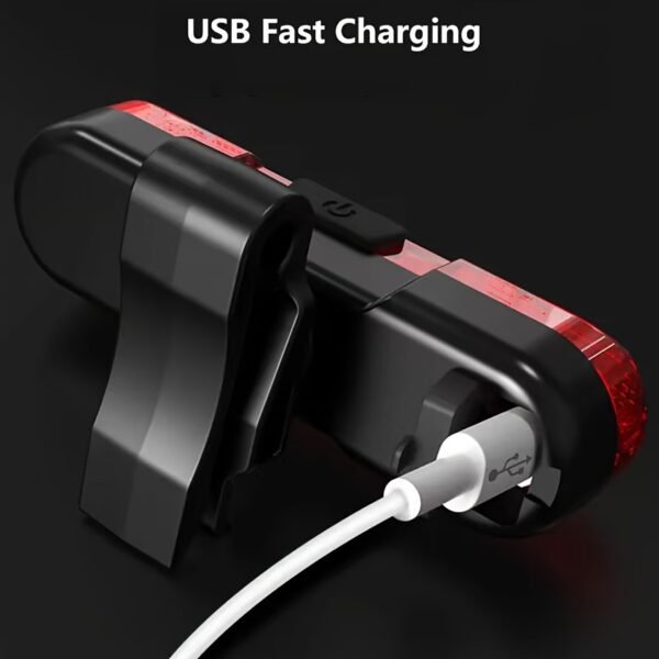 USB Rechargeable LED Bicycle Rear Light