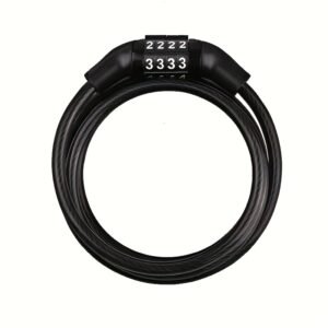Portable 4-Digit Combination Bicycle Lock