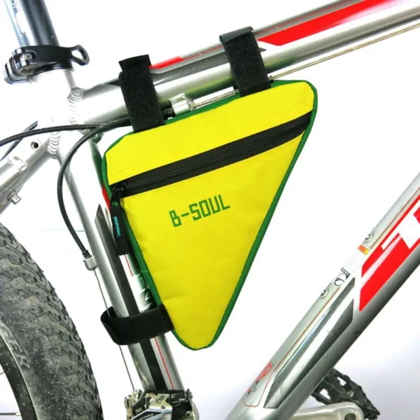 Waterproof Bicycle Triangle Frame Storage Bag – Random Colour