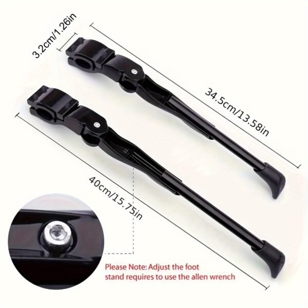 Aluminium Alloy Bicycle Side Kickstand