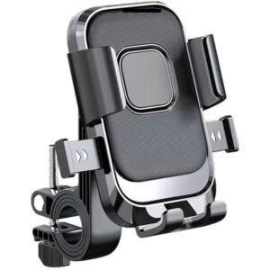 Bicycle Motorcycle Handlebar Phone Mount, Phone Clamp with Rotating Bracket, Compatible with 4.7-inch to 7.2-inch Smartphones