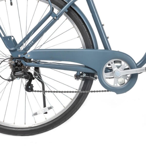 Elops 120 High Frame 6-Speed City Bike – Blue