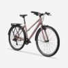 Long Distance Touring Bike 500 Low Frame – Purple