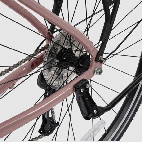 Long Distance Touring Bike 500 Low Frame – Purple