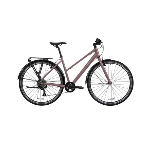 Long Distance Touring Bike 500 Low Frame – Purple